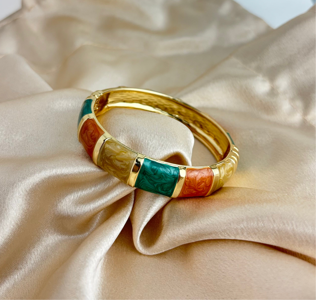 Enamel Bangles Stack