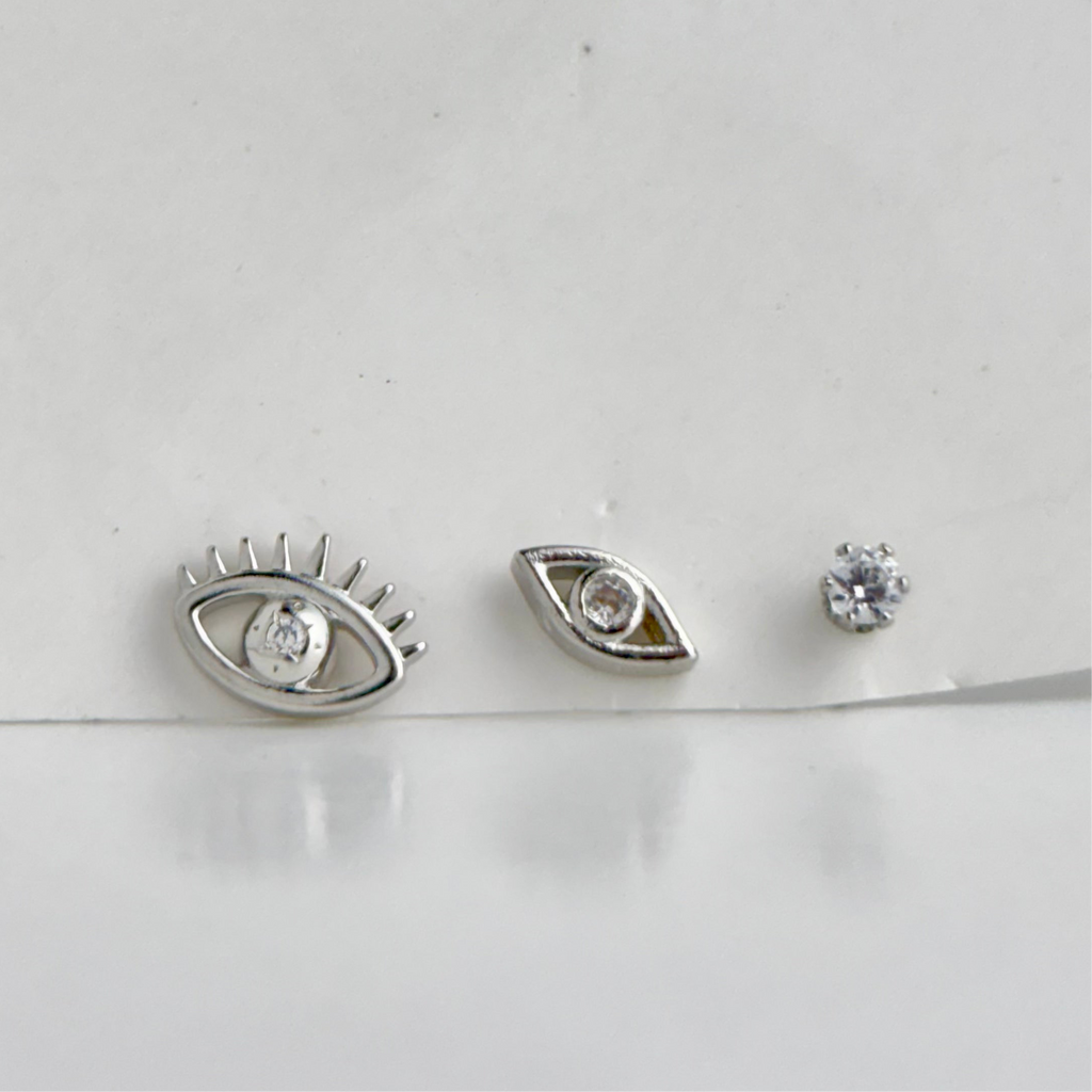 Evil Eye Piercing Stack