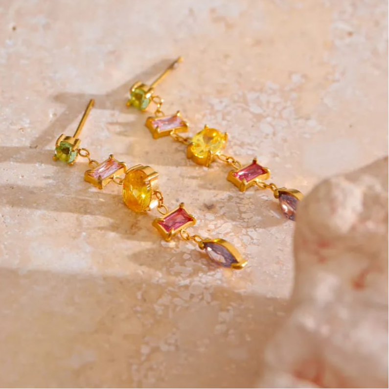 Radiant Row Earrings