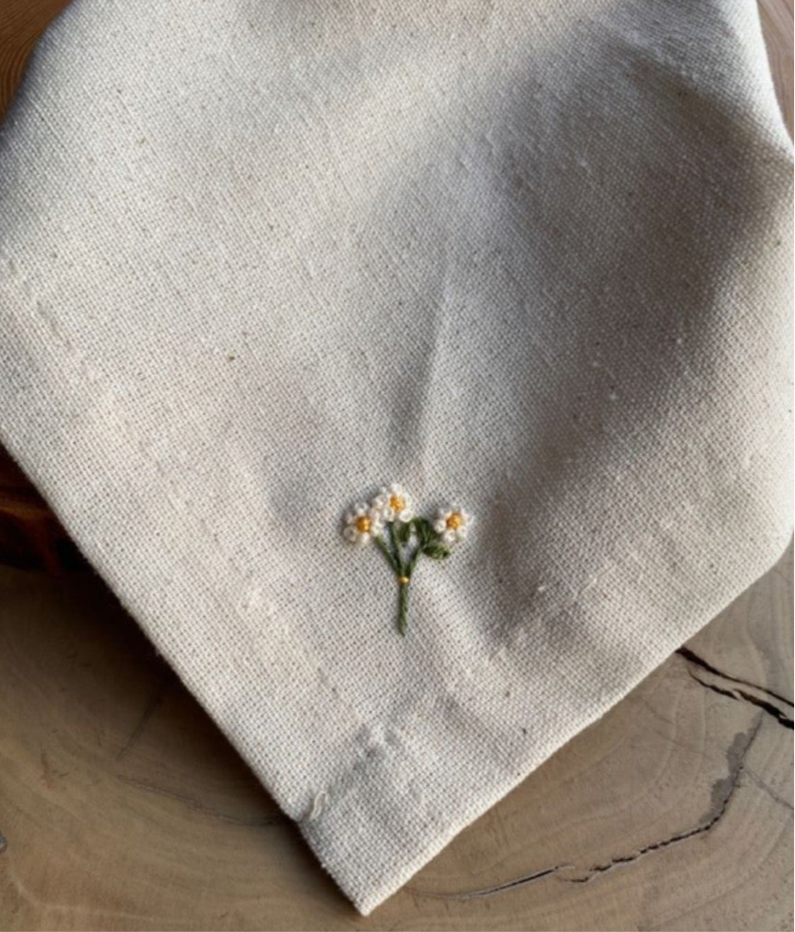 Embroidered Handkerchief for men