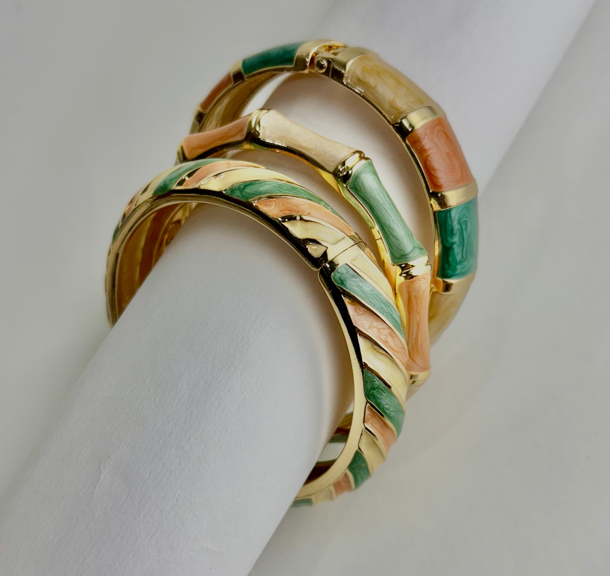 Enamel Bangles Stack
