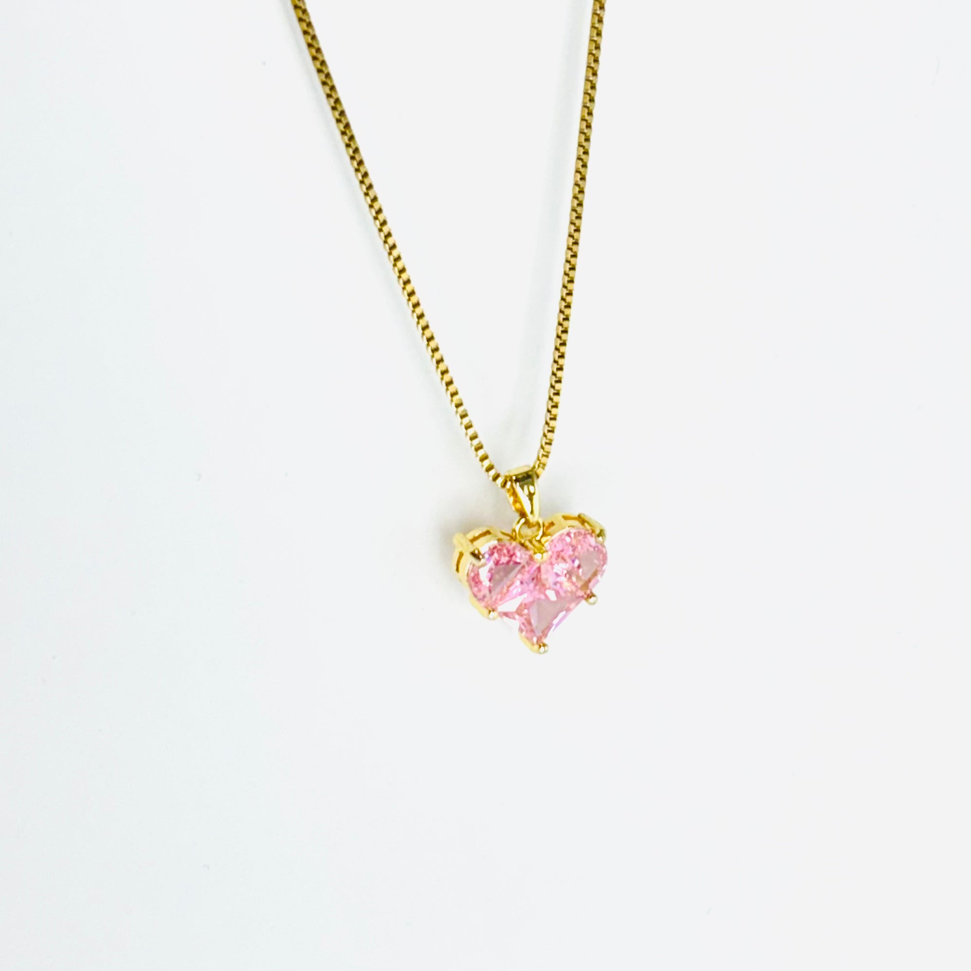 Pink Heart Necklace