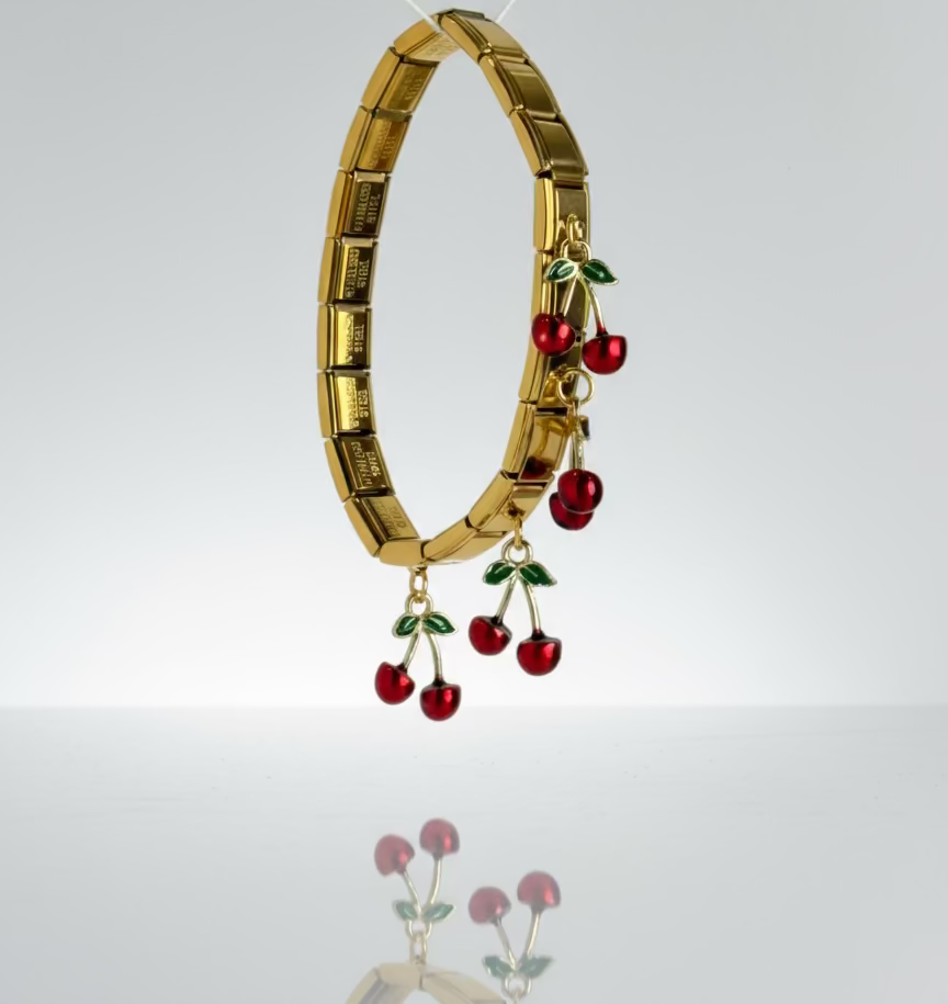 Cherry On Top (Italian Charm Bracelet)
