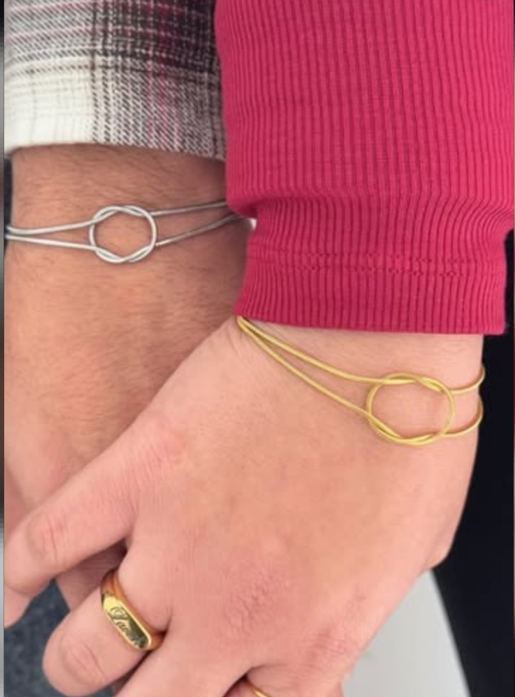 Intertwined LOVE (Silver Gold)