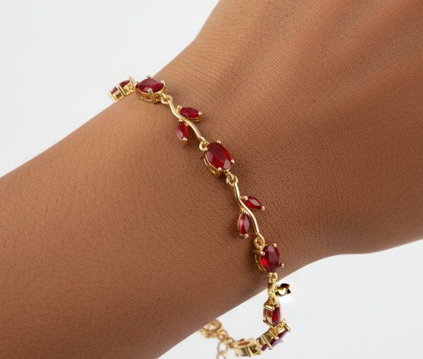 Tulip Bracelet (Red)