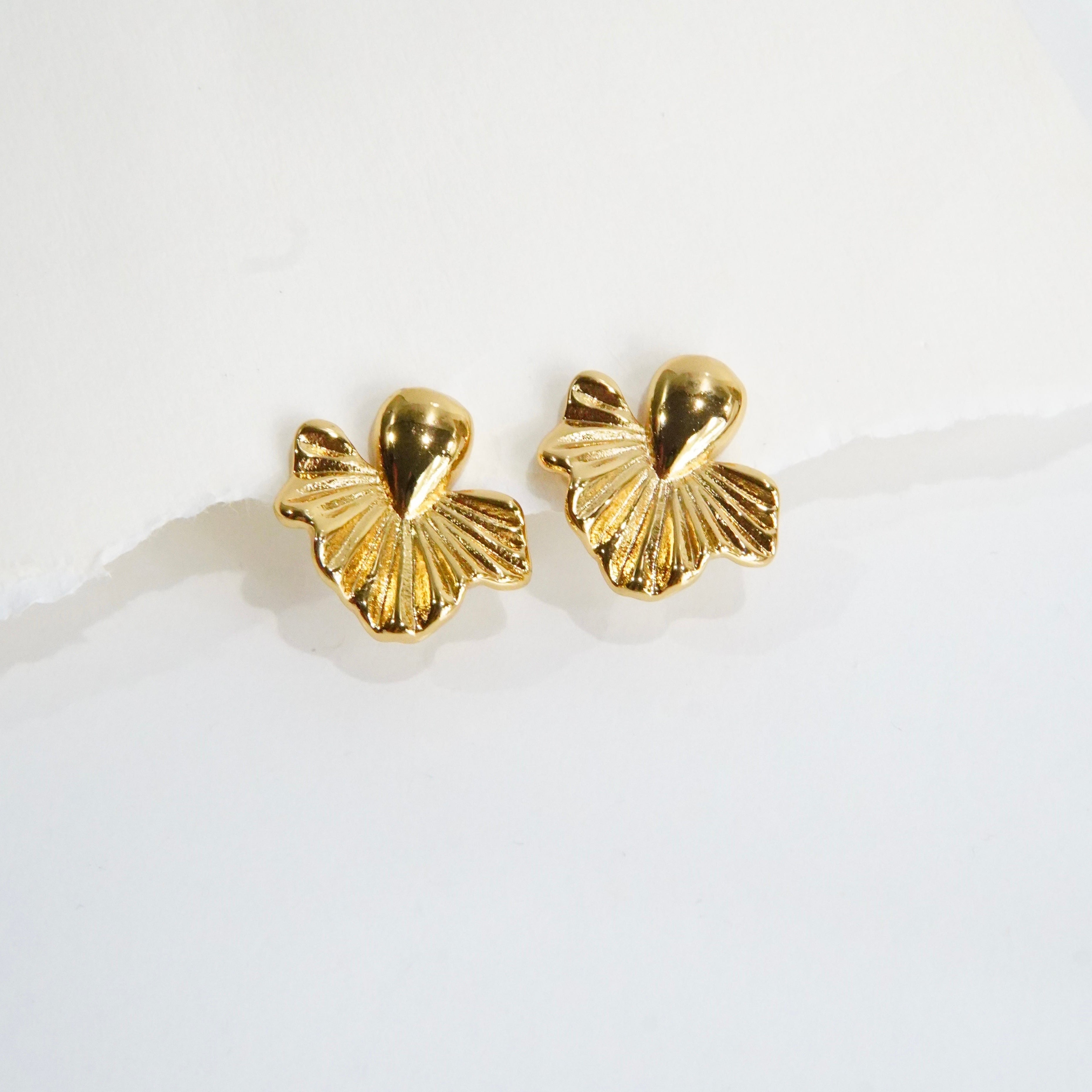 Golden Petals Earrings