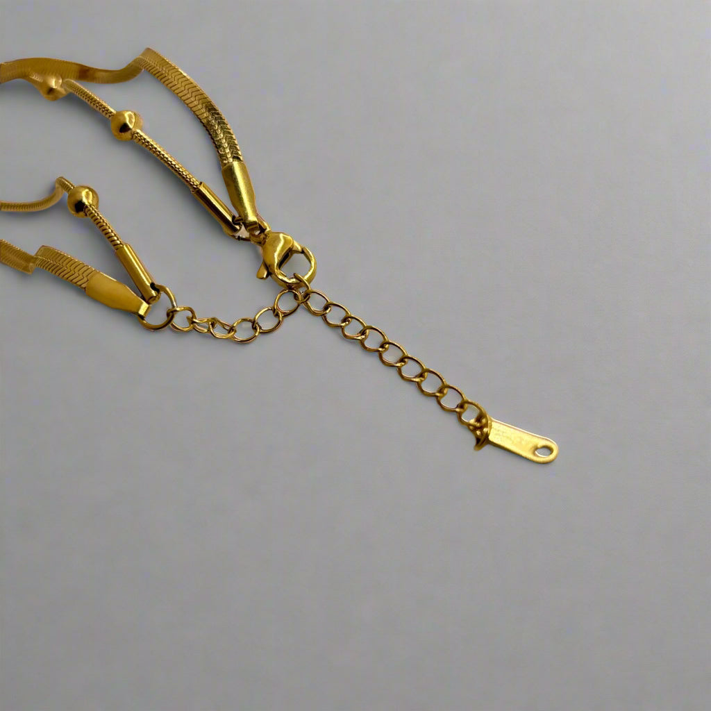Dainty Two layered Anklet