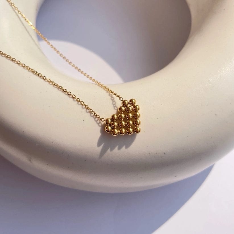 Beaded Heart Necklace