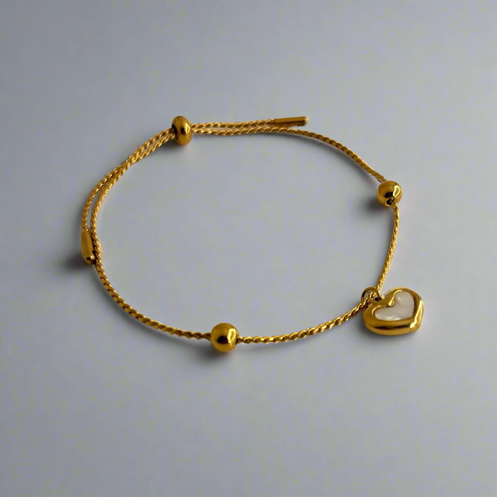 Heart Charm Bracelet