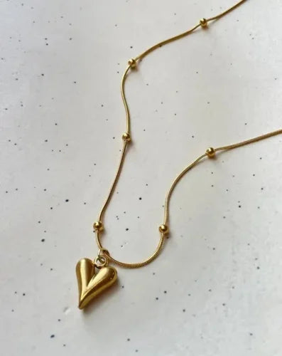 Molten Hear Necklace